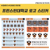프린스턴 대학교 로고 아이비리그 PRINCETION 로고 차량용 포인트 스티커 데칼 스킨, 4번(중형-일반)