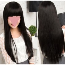 생머리 긴가발 긴머리통가발 여자긴머리가발 생머리가발 생머리통가발 롱가발 긴머리가발 긴생머리가발, 다크브라운