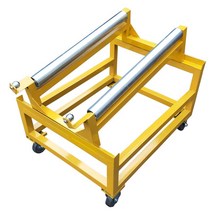 기름 드럼통 롤러 받침대 보관대 배럴 적재 화학 앵글, 1개 선반 스탠드 + 바퀴