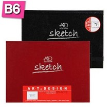 일음쇼핑^^m아트앤 S1008 적색 양장 스케치북 B6 제본 80 전문가 그림 전문가용 미술 문구 화방용품 준비물일medi^^, ab^^선택없는