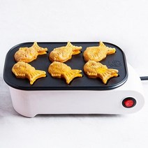 가정용 붕어빵기계 메이커 반죽굽기 간식만들기 전기팬 멀티쿠커 붕세권 와플붕어빵, 퓨어화이트