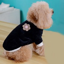 겨울 개 스웨터 애완 동물 옷 비숑 슈나우저 옷 강아지 개 옷 있는 개 액세서리 YZL, C-black_S