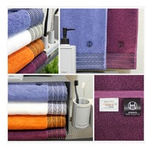 송월호텔커넥션 어로우40 송월타월 무료 자수 포장 답례품 수건 판촉물 개업 칠순 행사, 파랑
