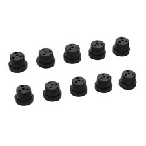 10PCS 가솔린 연료 탱크 플매트 카펫 러그 오일 누출 스토퍼 모델 비행기 RC DIY 항공기 부품 전용 고무 마개, [01] black for methanol