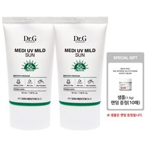 [닥터지 선크림 1+1] 메디 유브이 마일드 선 50ml (본품 2개) + 샘플 랜덤(10매), 1개