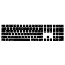 키보드 커버 트레이 덮개 키스킨 호환용 for apple magic keyboard a1843 with 숫자 패드 us 영어 버전 스킨 mult, 협력사, 백라이트 블랙