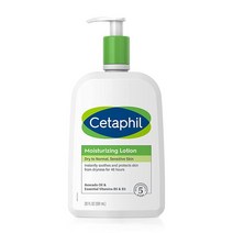 CETAPHIL 바디 모이스쳐라이저 넘치는 로션 제형 모든 타입 민감한 용 저자극 논 코메도제닉 무향 8 oz 3팩, NEW 20oz