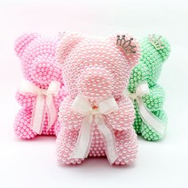 크리스탈비즈데코/비즈앤폼/DIY 곰돌이만들기 Kit, _11221_금색