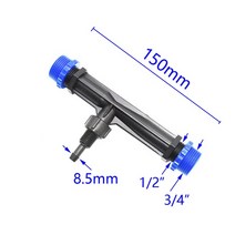 관개 벤츄리 튜브 1/2 "3/4" 1 수나사 농업 비료 주입기 자동 수정 탭 개, 03 1I2 3I4