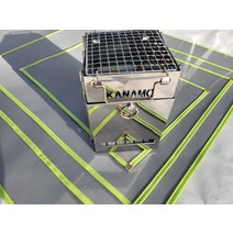 FSK-C43 프리미엄 방염포 S사이즈 캠핑 방염매트, 그레이색