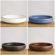 피어몰 이천도자기 담소 일자종지 9호 28cm, 블랙, 쿠팡 1