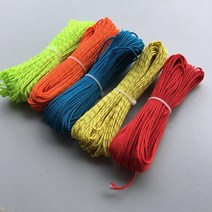 20m 한롤 초미세 1.8mm 강력 나일론끈 텐트끈 반사끈 아웃도어 우산끈 XT, 1개, 오렌지 반사 1.8MM 직경 20m롤