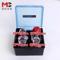 도장 케이스 보관함 직인 법인 사용 인감 명판 조합 공식 대형 도매 금융 인보이스 장, 새로운 투명 커버 웹 스탬프 상자