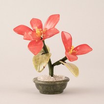 승진 영전 입사 개업 이사 집들이 선물 / [아토제이드] 옥꽃 릴리 라운드, 레드