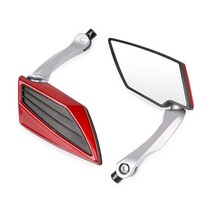 오토바이 백미러 스쿠터 모토크로스 혼다 VFR 1200 F X 크로스투어러 750 400 800 Fi/W1 VTEC 8mm 10mm 2 개/쌍, RED
