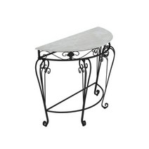 유럽식 복도 테이블 거실 입구 콘솔 반원형 침실 코너 가구 장식, console table 60cm-B