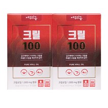 제주다움 크릴오일100 30정 60정 청정지역 남극해 크릴, 2박스