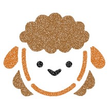 우돌아트 스텐실도안 1237 새해 전통 십이지신 양 동물스텐실도안