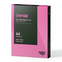 오피스존 OHP필름 A4 100mic 100매, 단품