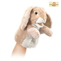 매직캐슬 고급 손인형 작은 베이지 토끼, 1