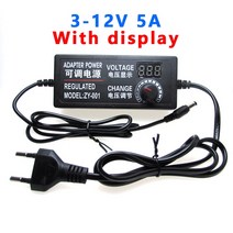 파워서플라이 전원공급장치 컴퓨터 DC전원 전원 공급 장치 어댑터 AC DC 3V 5V 9V 12V 24V 36V 1A 2A 3A 5A 10A 변압기 220V 조절 가능 디스플레, 5.Only Power Adapter - 3V  24V