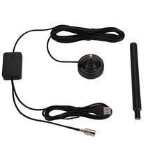 가정용 FM 라디오 안테나 25dB 고 이득 부스트 신호 불량 신호가있는 저층을위한 고감도 USB, 한개옵션0