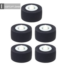 Shell & Body Parts 5pcs 카트리지 라디오 롤러 테이프 레코더 압력 카세트 벨트 풀리 플레이어, i