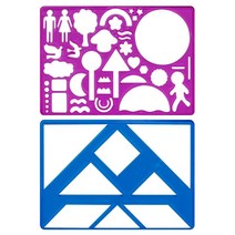 도형 그림그리기 미술 수업 교구 스텐실자 색칠하기 집콕놀이 초등생 생일선물 집중력