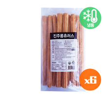 진주햄 롱츄러스600g(60gx10개입) 오리지널 놀이동산 냉동 츄러스, 6개