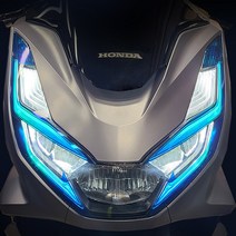 2021 혼다 PCX125 라이트필름 스티커 PCX 21년 튜닝용품 2022년, 2021 PCX, 딥블루(카멜레온)