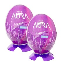 AURA 빅에그 실내용 방향제 라벤더향 본품, 440ml, 2개