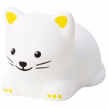 이케아 퇴베데르 LED수면등 고양이 배터리식 14x8x9cm 내장LED AA건전지2개필요 실내전용