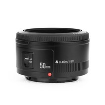 카메라렌즈 호환 Yongnuo YN50mm F1.8은 캐논 EF 니콘 F 소형 스핏툰 50f / 1.8 소니 E 자동 프라임 렌즈에 적합합니다., 캐논 입, 표준 + 비트로스 EOS-M 어댑터 링
