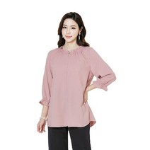 (기)[바띠]실키한 텐셀 블라우스