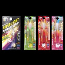 FF 국산 LED 미니집어램프 집어등/호래기/갈치/풀치/리필전지, 점등레드, 2개입