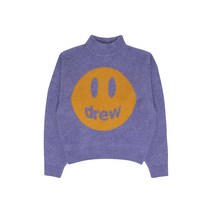 Drew house mascot funnel neck sweater heather amethystsweater 199037