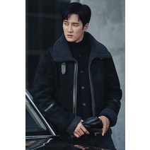 브렌우드 코오롱패션 에코 무스탕BRUDW22661BKX