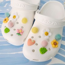 폭신폭신 솜사탕 신발 악세사리 14종 파츠 세트