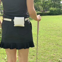 여성 골프힙색 골프공 주머니 볼주머니 벨트형 파우치, 힙색-그린