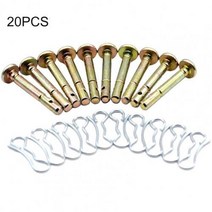 제설송풍기Anti-bending Shear Pin Kit 스노우 블로어 용 금속 20Pcs 고밀도 핀 키트는 스노우 블로어에 적, 01 20Pcs