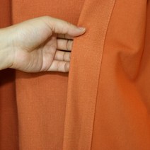 [나산] 커튼 면 100 피치스킨가공 261-G 420x240cm +레일 타이백