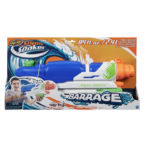 너프 수퍼소커 버라지 물총, 혼합 색상 4개