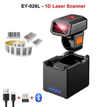 바코드스캐너 Eyoyo-2D 무선 블루투스 미니 웨어러블 링 바코드 스캐너 창고 휴대용 안드로이드 iOS 윈도우 지원, [03] 1D Laser Scanner, 03 1D Laser Scanner
