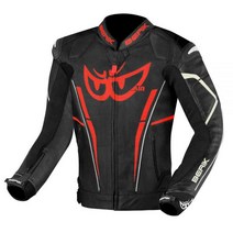 Berik Street Pro Evo 모터사이클 가죽 자켓 바이크 오토바이 288581, 56, Berik Black/Red