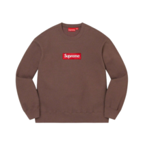 슈프림 박스로고 크루넥 브라운 22FW 696058