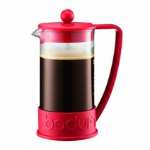 보덤 프렌치 프레스 커피 메이커 350ml, 1개, 레드(10948-294bus)