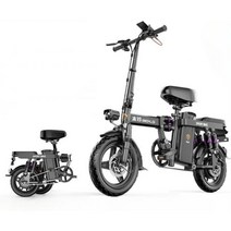 접이식 전기자전거 배달 전동자전거 초경량 리튬배터리, (고급)10AH 순수전기 40km 고속대형모터, 48V