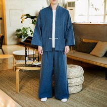 중년 남자 마고자 당의 개량한복 빈티지 퓨전 데일리 생활 긴팔 아빠 할아버지