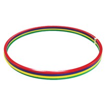 아이워너 리듬체조 후프 플랫 주니어용/일반용, 주니어(75cm), 레드