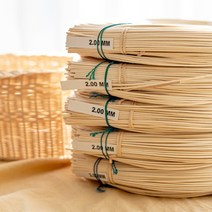 디지우드 라탄재료 프리미엄 라탄환심 2mm (250g 500g) 라탄공예 라탄실 등공예, 2mm - 500g ( 250g 2개입 )
